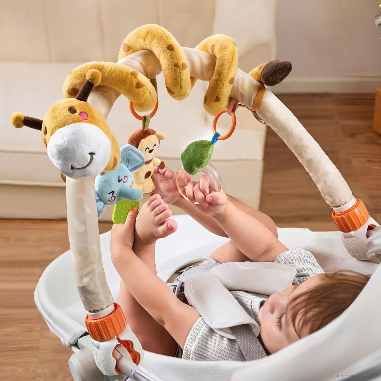 Đồ Chơi Vòm Di Động Tumama Kids Hươu Cao Cổ Kết Hợp Gặm Nướu Animal