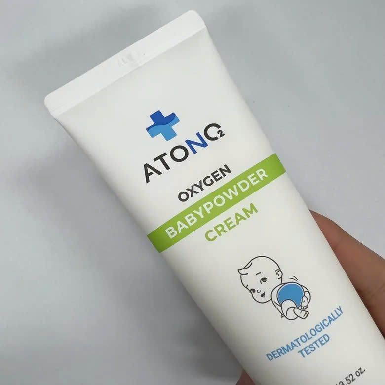 Kem Hăm Atono2 Oxygen Baby Powder Cream Cho Bé 100g (0+)