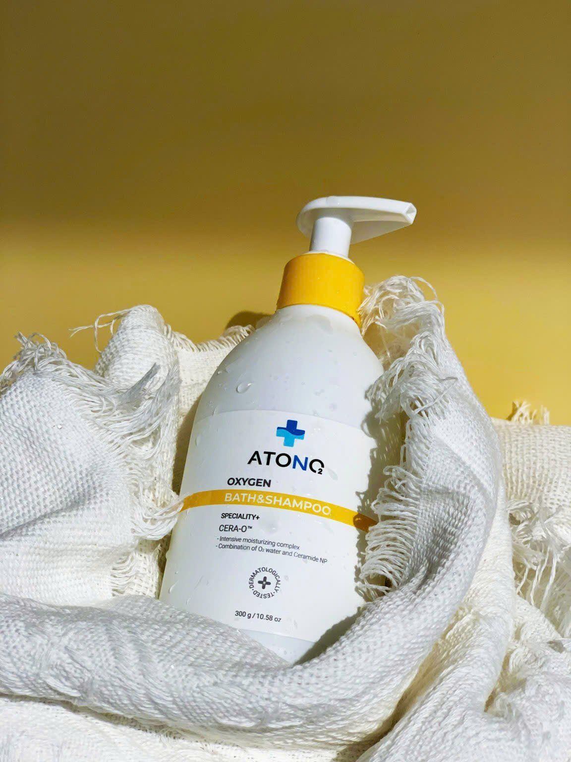 Sữa Tắm Gội 2in1 Dịu Nhẹ ATONO2 Oxygen Cho Bé 300g (0+)