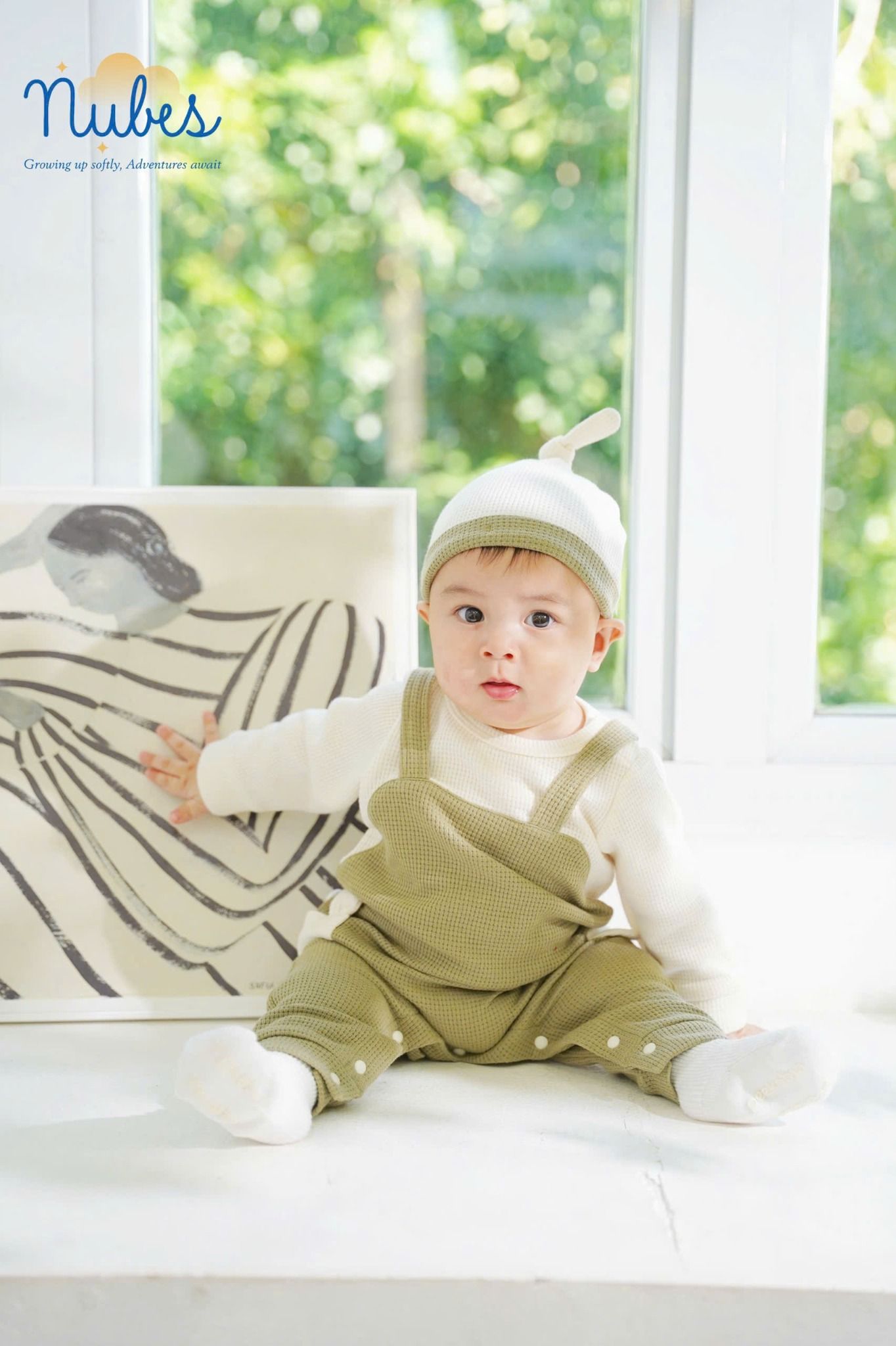 BODYSUIT PHỐI YẾM GIỮ NHIỆT KÈM MŨ THẮT NUBES