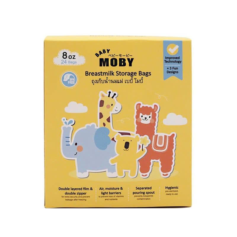 Túi trữ sữa Moby 240ml (hộp 24 túi)