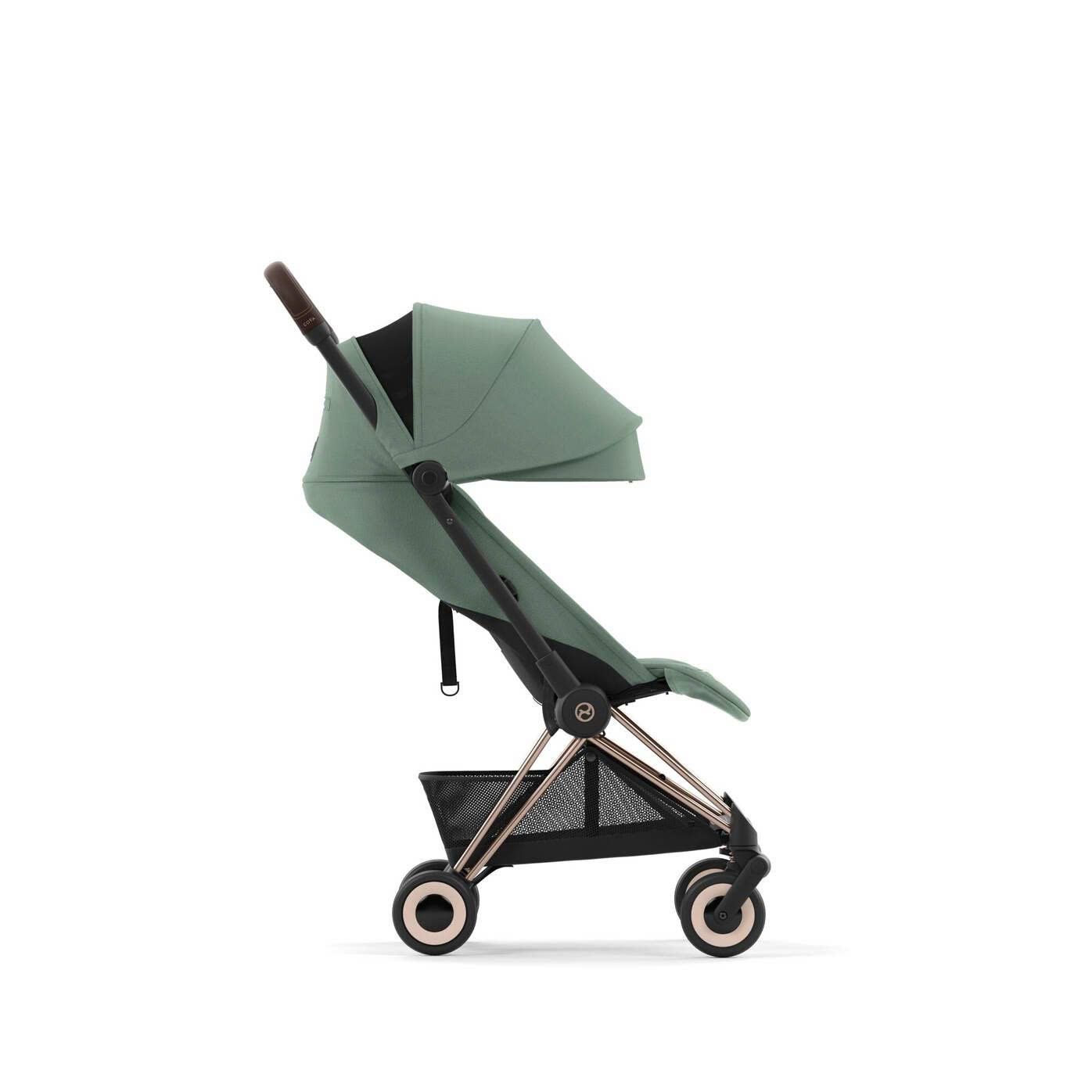 Xe Đẩy Gấp Gọn Cybex Platinum Coya - Rosegold / Leaf Green
