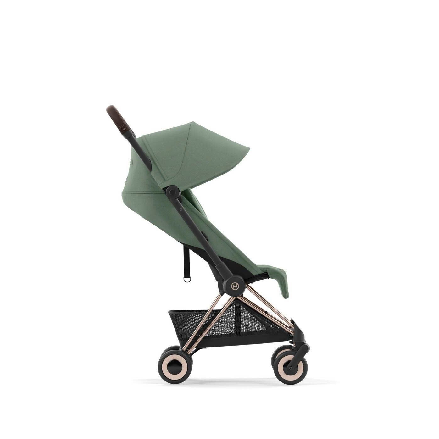 Xe Đẩy Gấp Gọn Cybex Platinum Coya - Rosegold / Leaf Green