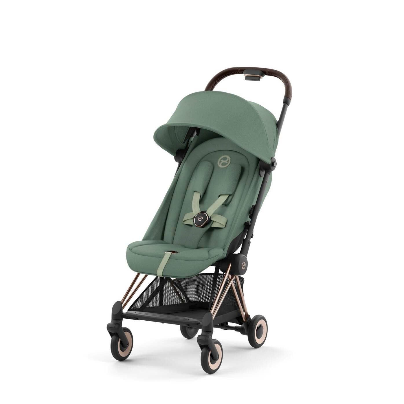 Xe Đẩy Gấp Gọn Cybex Platinum Coya - Rosegold / Leaf Green