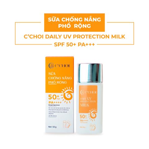  Sữa Chống Nắng Phổ Rộng C'Choi - Daily UV Protection Milk 