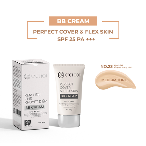  Kem Nền Che Khuyết Điểm - Perfect Cover & Flex Skin BB Cream No.23 
