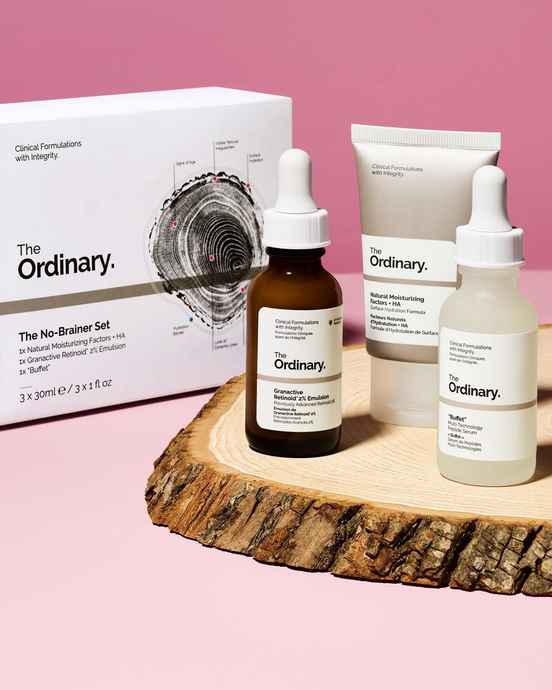 Bộ chăm sóc da The Ordinary The No-Brainer