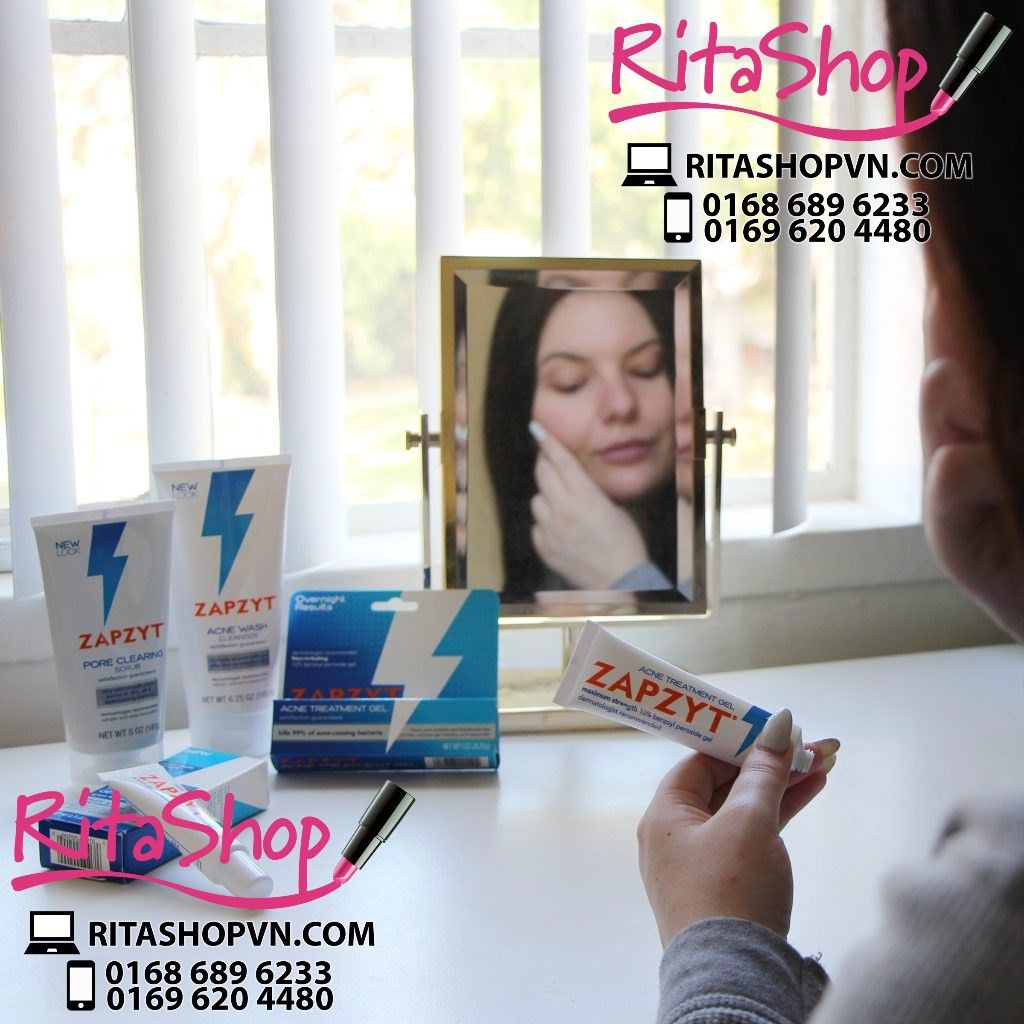 Gel trị mụn thần thánh Zapzyt Ance Treatment Gel