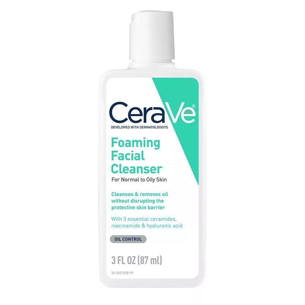 Sữa rửa mặt Cerave Foaming & Hydrating Facial Cleanser 87ml - 562 ml
