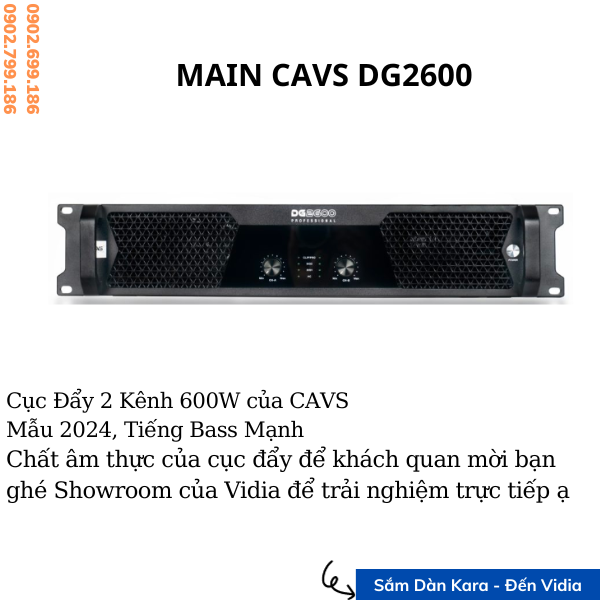 Cục Đẩy Công Suất CAVS DG2600