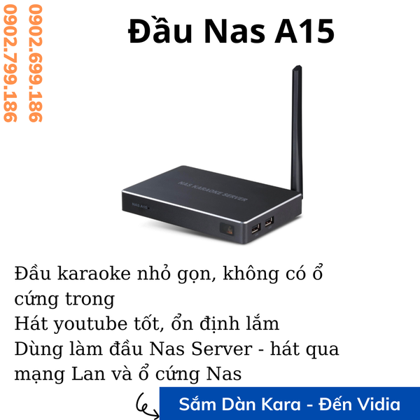 Đầu Karaoke NAS A15