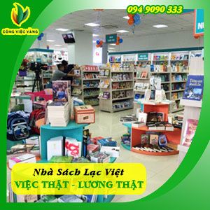 Nhà Sách Lạc Việt Cần Tuyển 02 Nữ Nhân Viên Nhập Liệu Thông Tin Sách Lương 3Tr _ 5Tr