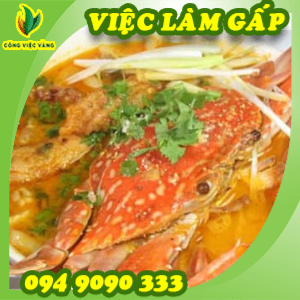 Bún Riêu Cua Cô Giang Tuyển 01 Nhân Viên Phụ Quán Thu Nhập 6Tr – 8Tr