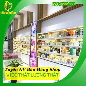 Shop Mỹ Phẩm Kiều Linh Tuyển Nhân Viên Bán Hàng Thu Nhập 7Tr – 9Tr