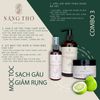 Combo gội xã xịt dưỡng kích mọc tóc: Sạch gàu, Tóc mềm mượt, giảm rụng tóc, kích thích mọc tóc con