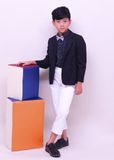  Áo vest cotton tây đen bé trai - AVT010 