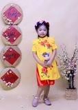  Bộ áo dài bé gái hoạt hình chibi - GAD020 