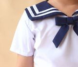  Đầm học sinh cổ hải quân vuông - GDP022 