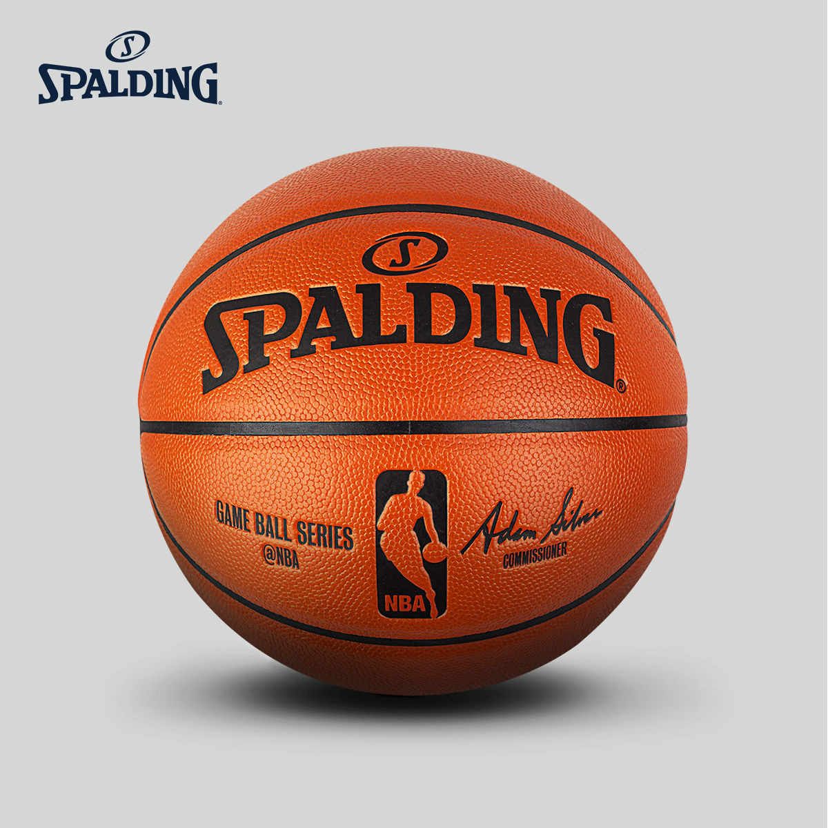 Bóng rổ Spalding NBA Game Ball Series Indoor Da thật Size 7