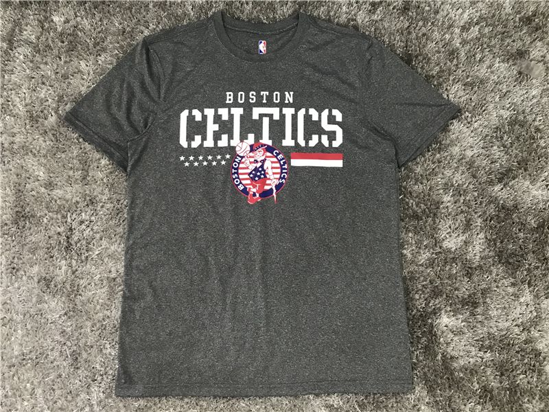 UNK NBA Celtics Hoops For Troops Tee (Grey)
