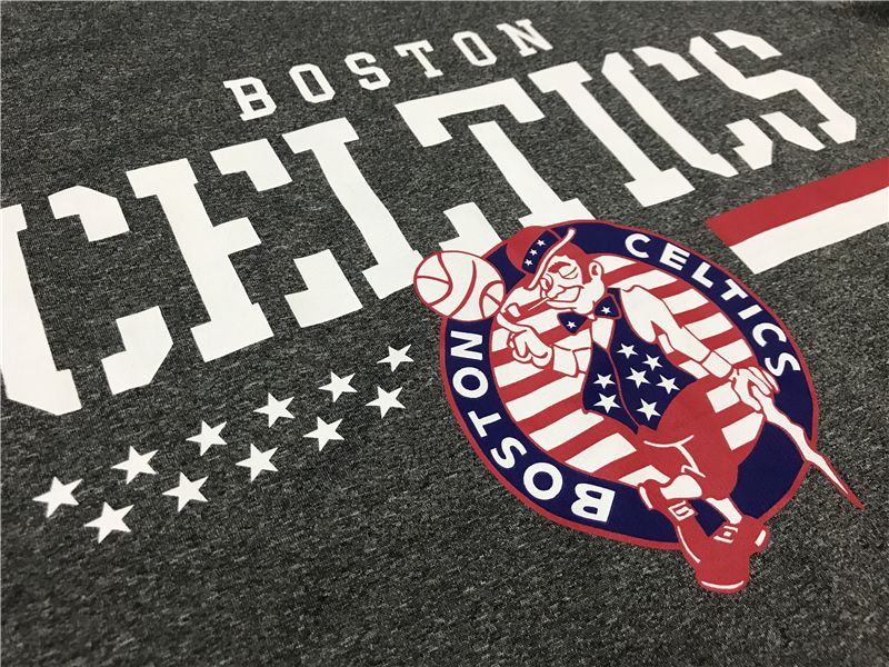 UNK NBA Celtics Hoops For Troops Tee (Grey)