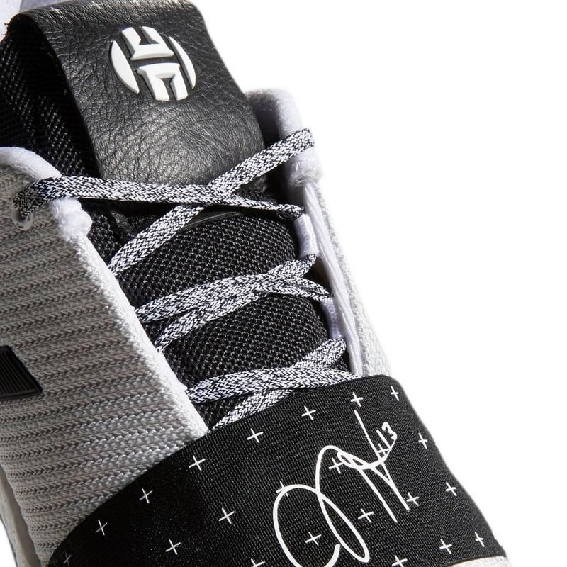 adidas Harden 3 White Black Grey