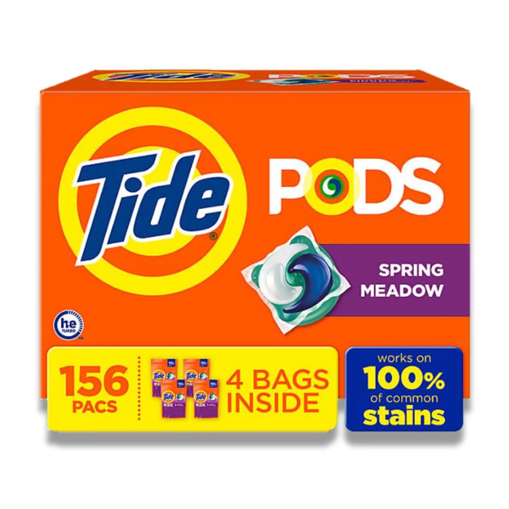 THÙNG VIÊN GIẶT TIDE PODS SPRING MEADOW 156 VIÊN