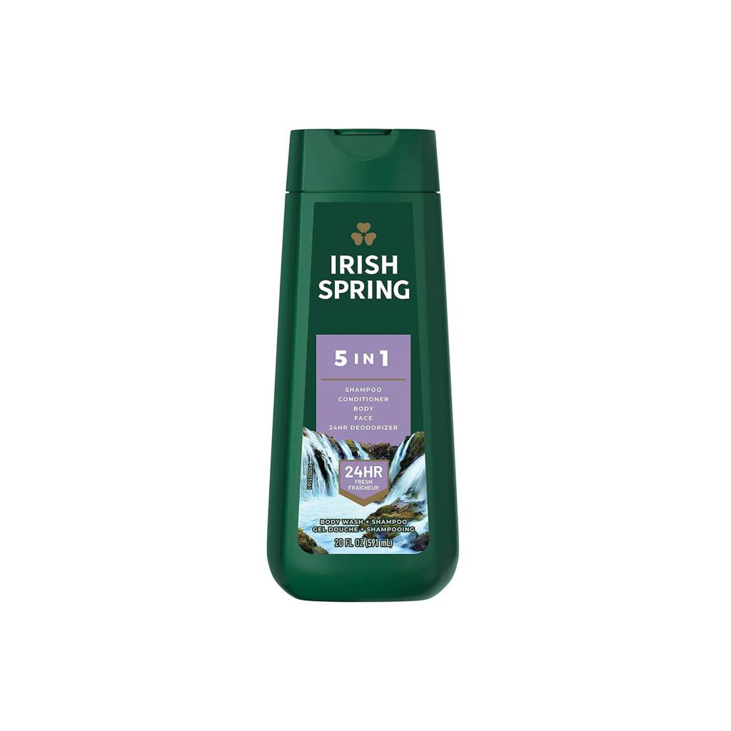 GEL TẮM - GỔI 5 IN 1THƠM MÁT TRONG 24H IRISH SPRING 591ML