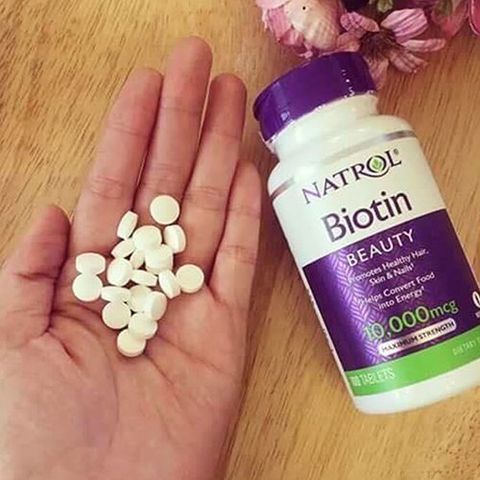 THỰC PHẨM BỔ SUNG DINH DƯỠNG CHO TÓC NATROL BIOTIN 10,000MCG MAXIMUM STRENGTH 100 VIÊN