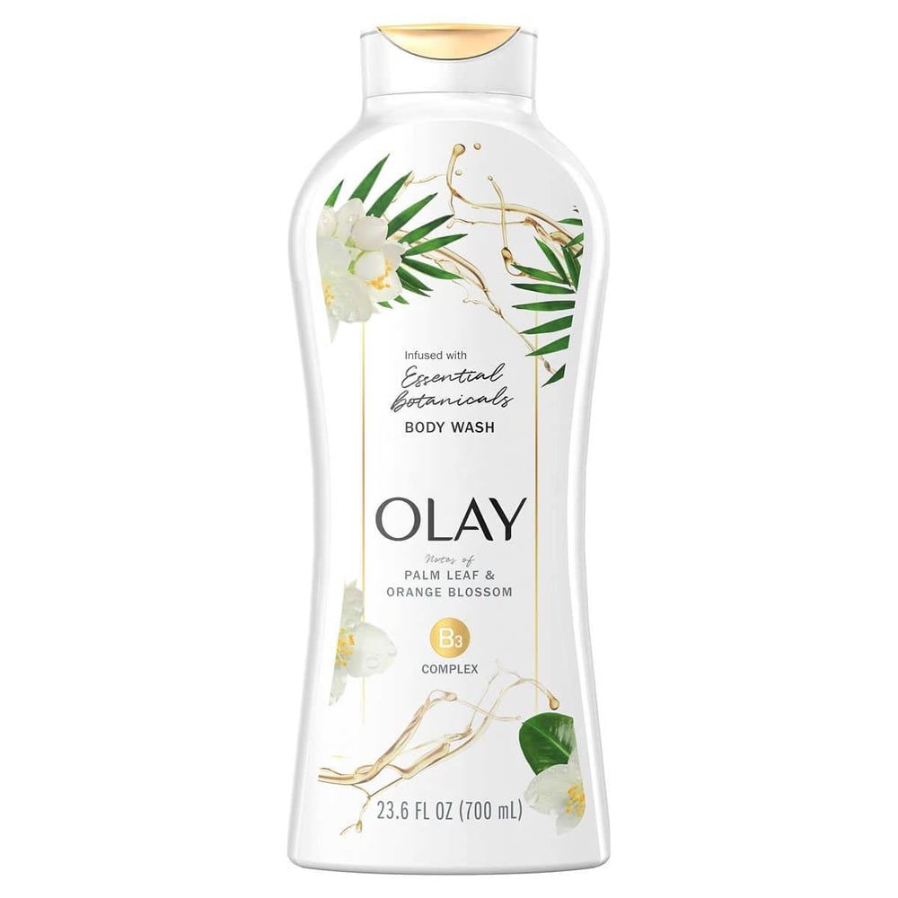 SỮA TẮM OLAY INFUSED WITH ESSENTIA BOTANICALS B3 COMPLEX MÙI LÁ CỌ VÀ HOA CAM 700ML