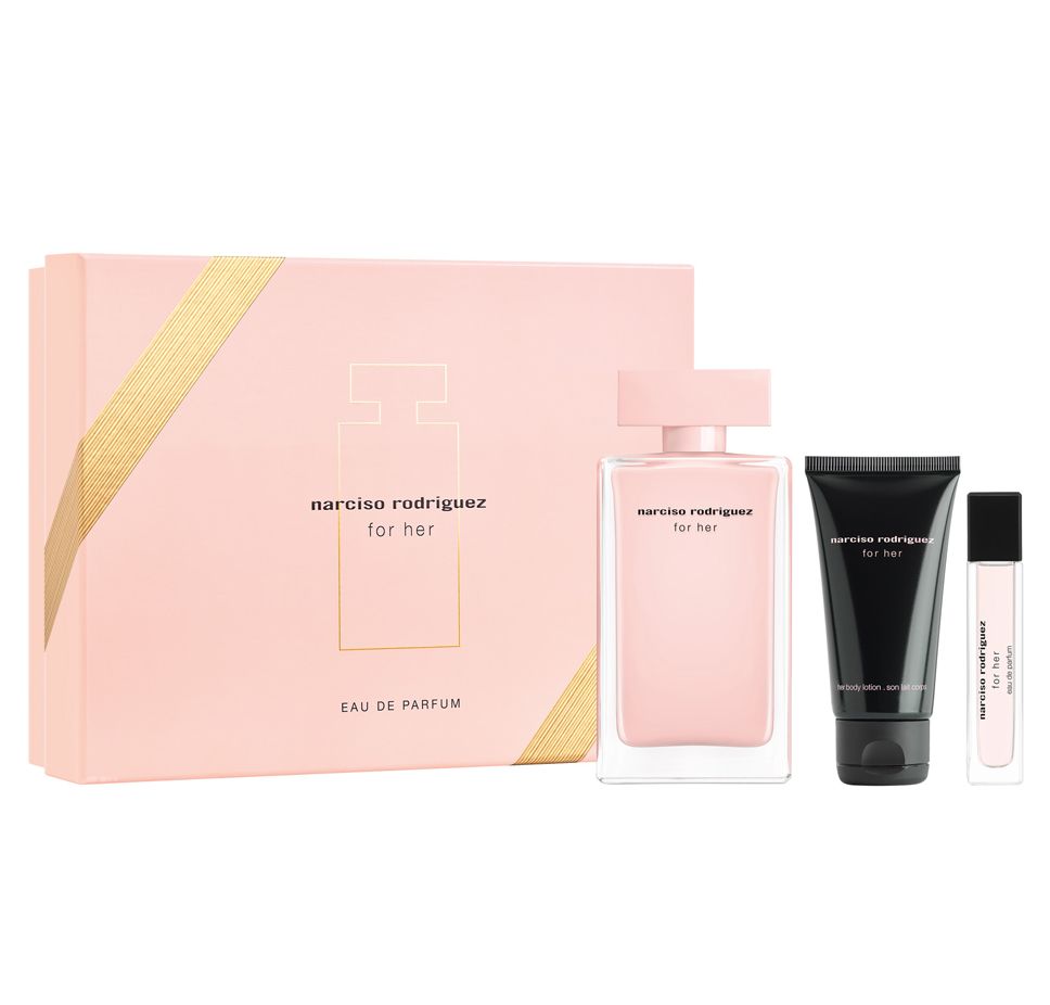 SET NƯỚC HOA NỮ EAU DE PARFUM NARCISO RODRIGUEZ FOR HER EDP 100ML/10ML/50ML