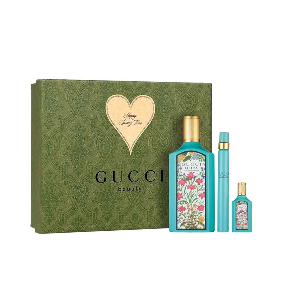 SET NƯỚC HOA NỮ EAU DE PARFUM GUCCI FLORAL GORGEOUS JASMINE 100ML/10ML/5ML