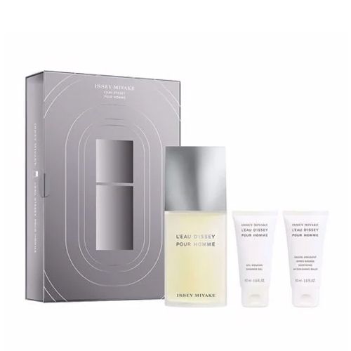 SET NƯỚC HOA NAM EAU DE TOILETTE ISSEY MIYAKE L'EAU D'ISSEY EDT 125ML/50ML/50ML