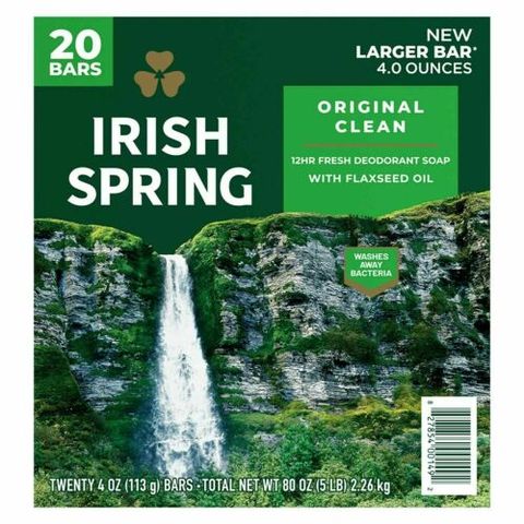 XÀ PHÒNG CỤC IRISH SPRING ORIGINAL DEODORANT SOAP 113G x 20 BARS