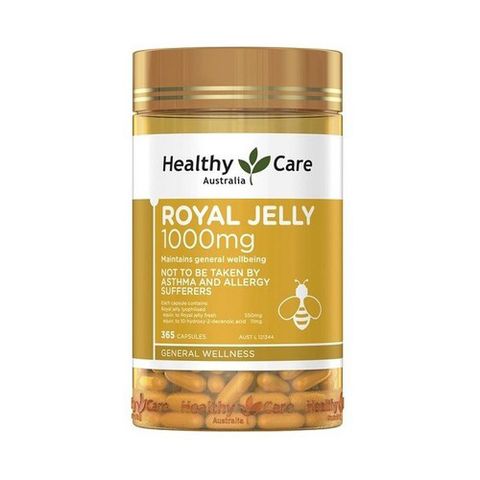 THỰC PHẨM BỔ SUNG ĐẸP DA SỮA ONG CHÚA HEALTHY CARE ROYAL JELLY 365 VIÊN