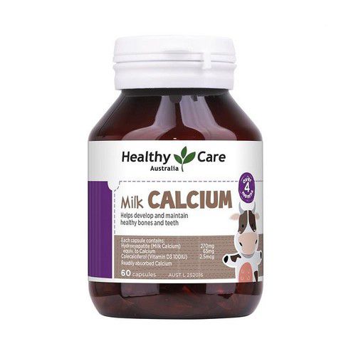 THỰC PHẨM BỔ SUNG CANXI CHO TRẺ EM HEALTHY CARE MILK CALCIUM 60 VIÊN