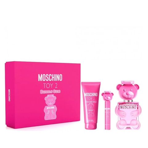 SET NƯỚC HOA NỮ EAU DE TOILETTE MOSCHINO TOY 2 BUBBLE GUM EDT 100ML/10ML/100ML