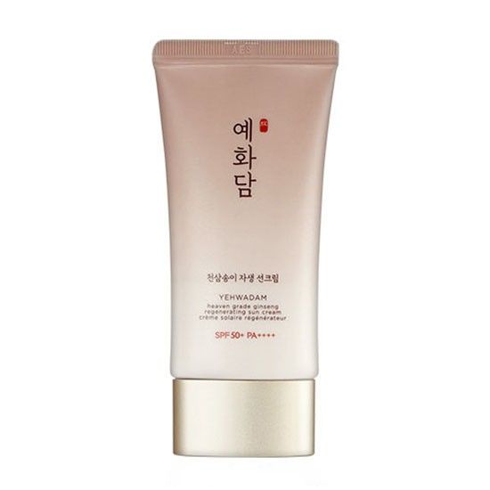 KEM CHỐNG NẮNG THE FACE SHOP NGĂN NGỪA LÃO HÓA YEHWADAM HEAVEN GRADE GINSENG REGENERATING SUN CREAM SPF50+PA+++ 50ML