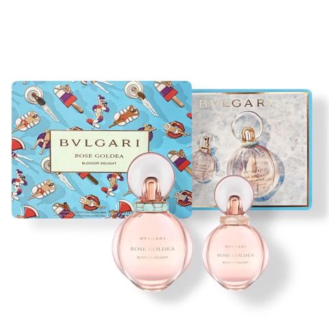 SET NƯỚC HOA NỮ EAU DE PARFUM BVLGARI ROSE GOLDEA BLOSSOM DELIGHT 75ML/15ML