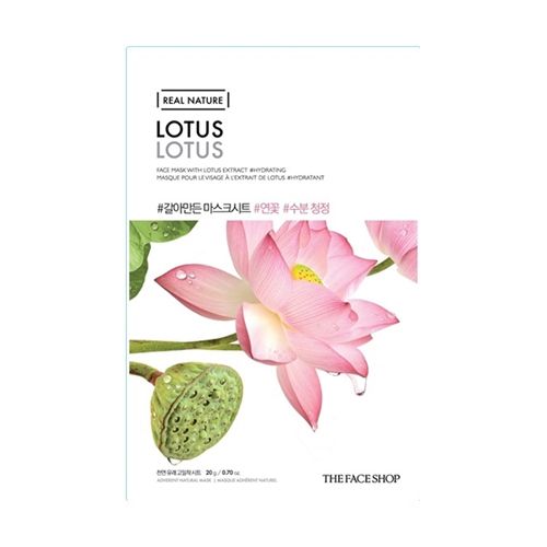 MẶT NẠ THE FACE SHOP REAL NATURE LOTUS FACE MASK