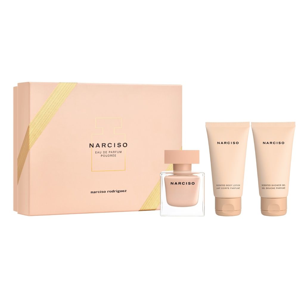 SET NƯỚC HOA NỮ EAU DE PARFUM NARCISO RODRIGUEZ POUREE EDP 50ML/50ML/50ML