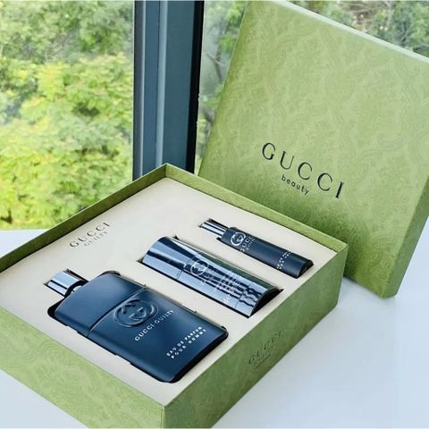 SET NƯỚC HOA NAM EAU DE PARFUME GUCCI GUILTY POUR HOMME EDP 90ML/15ML/70G