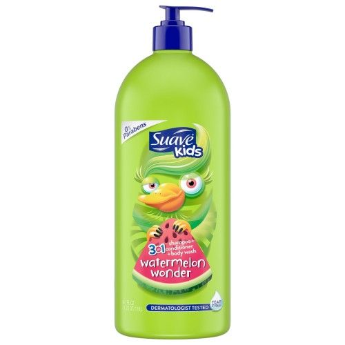 SỮA TẮM GỘI XẢ 3 TRONG 1 SUAVE KIDS WATERMELON WONDER 1.18L