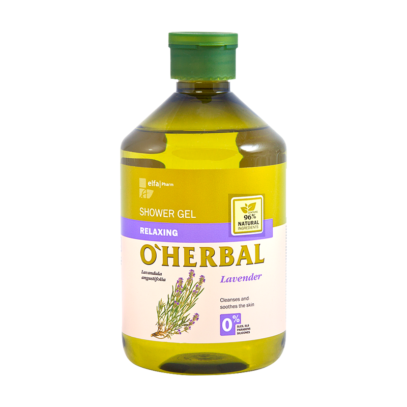 SỮA TẮM O'HERBAL THƯ GIÃN CHIẾT XUẤT LAVENDER 500 ML