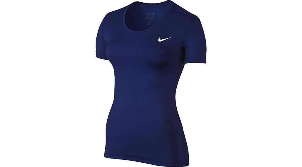 Áo thun thể thao nữ Nike AS PRO COOL SHORT SLEEVE 725746-455 (Xanh)