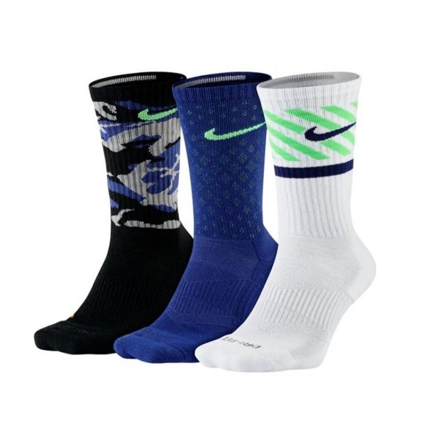 Vớ thể thao CREW SOCK Nike NIKE 3PPK DRI-FIT TRIPLE FLY SX4966-904 (Đen)