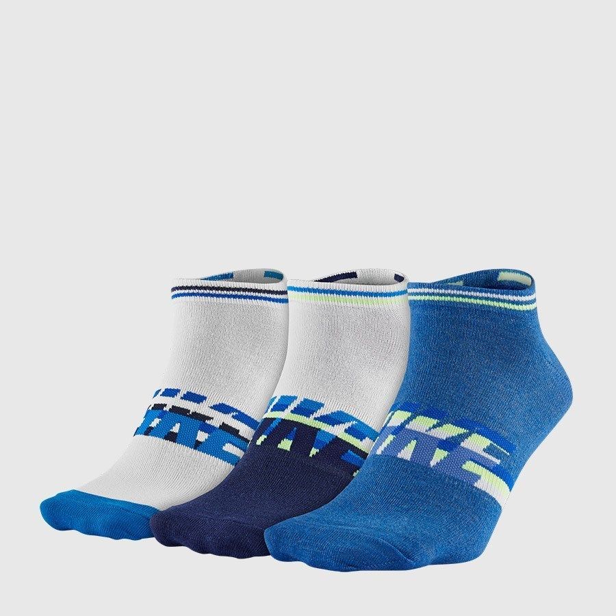bộ 3 vớ thể thao Nike NO SHOW SOCK Sportswear Lightweight No-Show SX5063-912 (Phối màu)