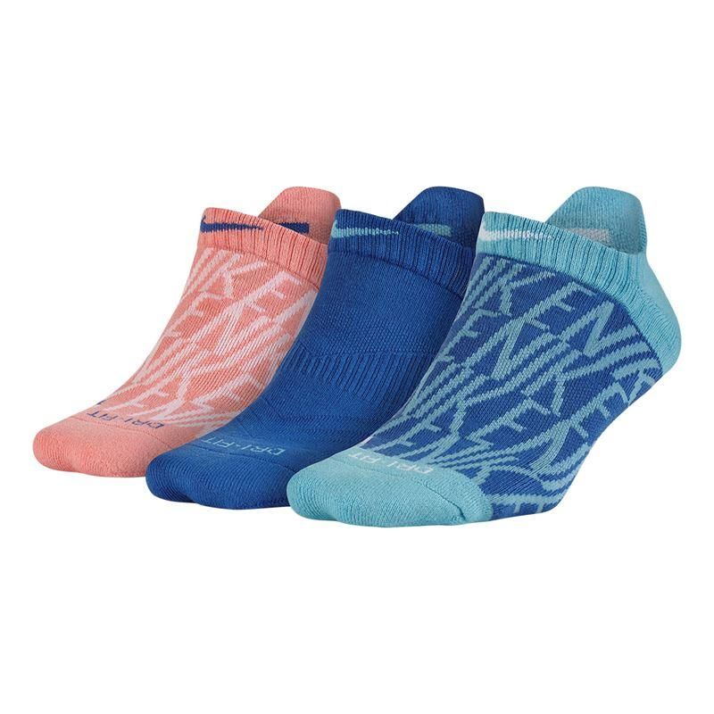 Vớ thể thao Nike EQ Women's Nike Dri-FIT Cushion Graphic No-Show Training Soc SX5500-909 (Nhiều màu)