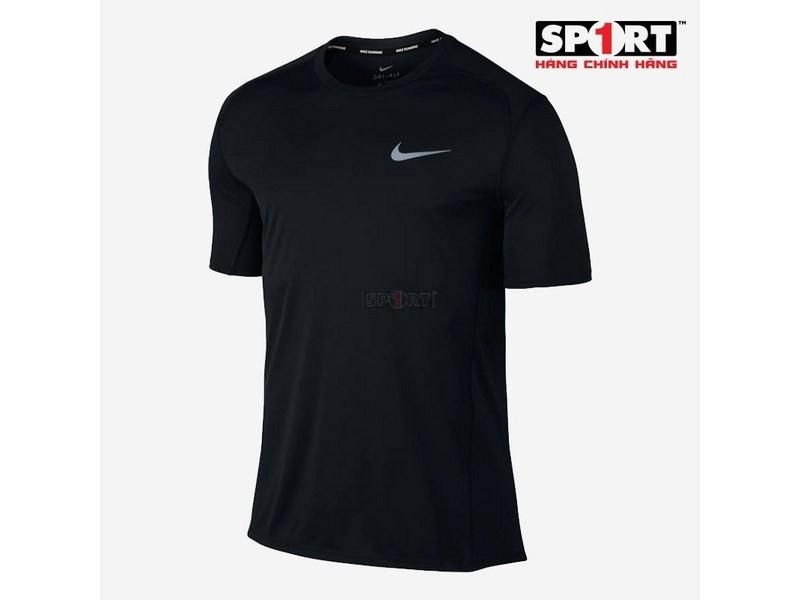 Áo thun thể thao Nam Nike APP AS M NK DRY MILER TOP SS 833592-010 (Đen)