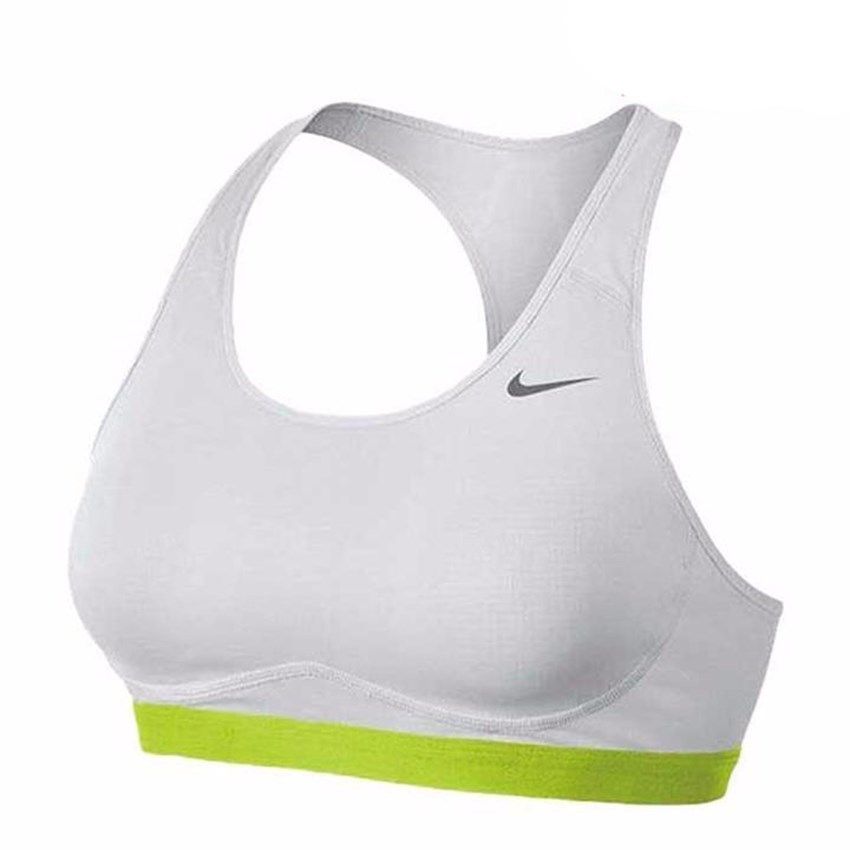 Áo thun thể thao nữ Nike Bra Bra AS PRO FIERCE BRA 620280-100 (Trắng)